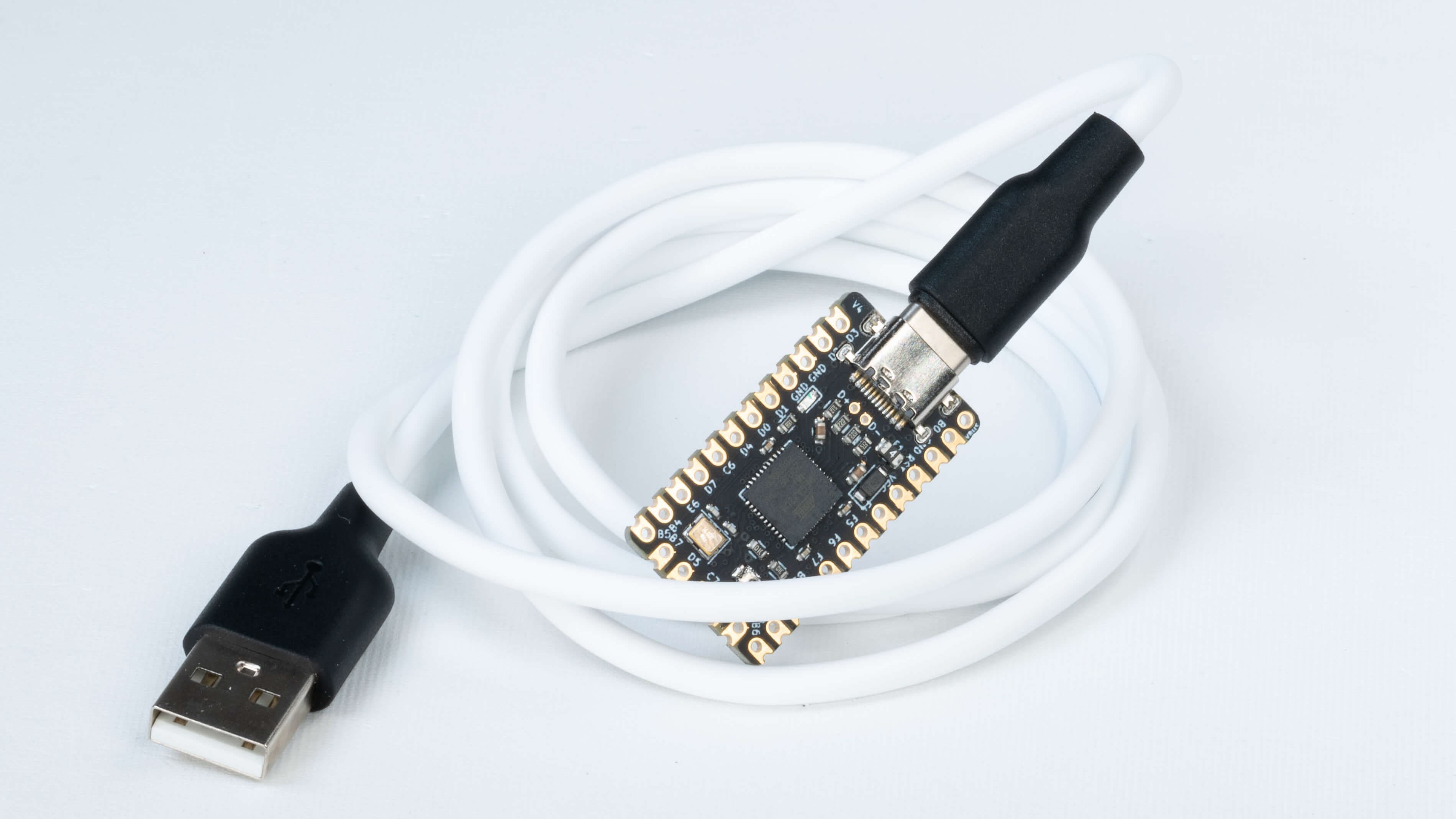 White type-c to type-a