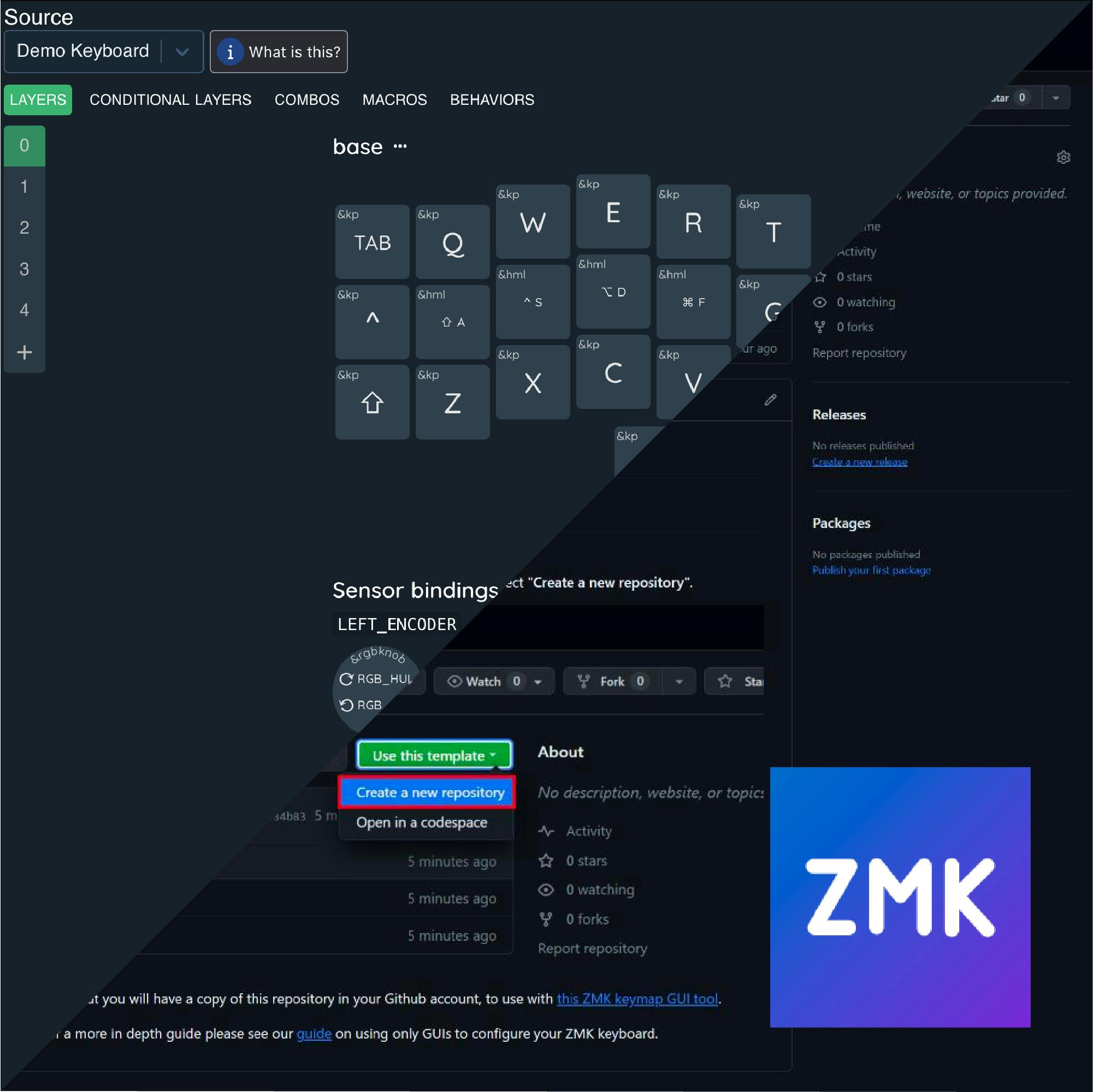 Getting started with a ZMK GUI